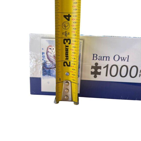hNCL Barn Owl Winter Snow 1000 Piece Puzzle Age 10+ NIB - Picture 10 of 11